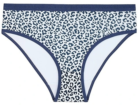 Bikinislip mit Leopardenmuster, blau - Moraj — Bild N1