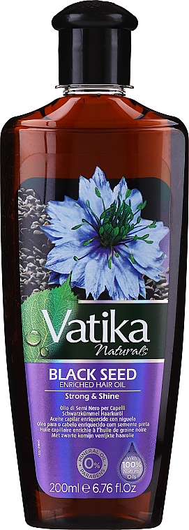 Haaröl - Dabur Vatika Black Seed Enriched Hair Oil — Bild N1