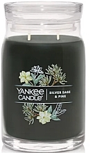 Düfte, Parfümerie und Kosmetik Duftkerze im Glas Silver Sage & Pine Zwei Dochte - Yankee Candle Singnature