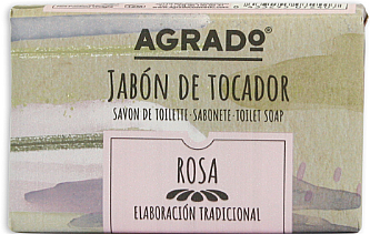 Handseife Rose - Agrado Bar Hand Soap Rose — Bild N1