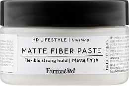 Matte Paste mit weißem Ton mittlerer Halt - Farmavita HD Life Matt Fiber Paste — Bild N1