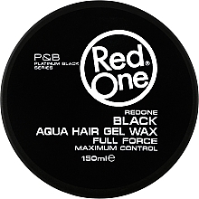 Düfte, Parfümerie und Kosmetik Haarwachs auf Wasserbasis - Red One Aqua Hair Gel Wax Full Force Black