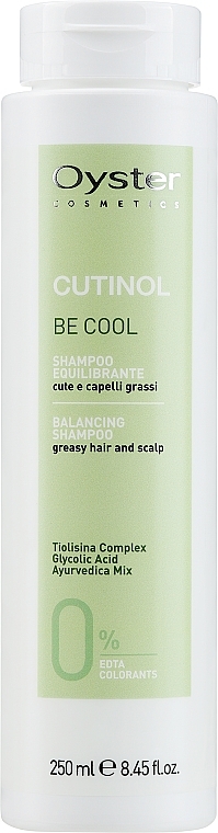 Shampoo für fettiges Haar und Kopfhaut - Oyster Cosmetics Cutinol Be Cool Shampoo — Bild N1