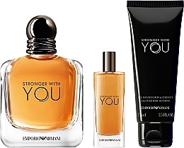 Giorgio Armani Emporio Armani Stronger With You - Set (EDT/100 ml+EDT/15 ml+sh/gel/75 ml) — Bild N3