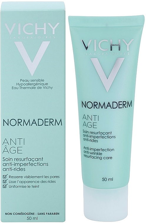 Anti-Falten Gesichtscreme für unreine und empfindliche Haut - Vichy Normaderm Anti-Age — Bild N1