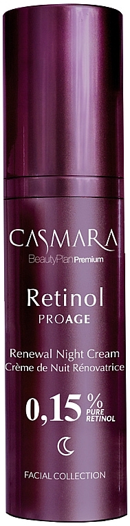 Regenerierende Nachtcreme mit Retinol 0,15 % - Casmara Retinol Proage Renewal Night Cream — Bild N1