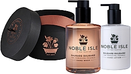 Düfte, Parfümerie und Kosmetik Noble Isle Rhubarb Rhubarb - Handpflegeset (Flüssige Handseife 250ml + Handlotion 250ml)