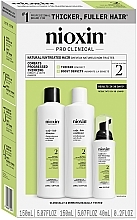 Set - Nioxin Pro Clinical System 2 Set (Shampoo 150ml + Conditioner 150ml + Serum 40ml)  — Bild N1