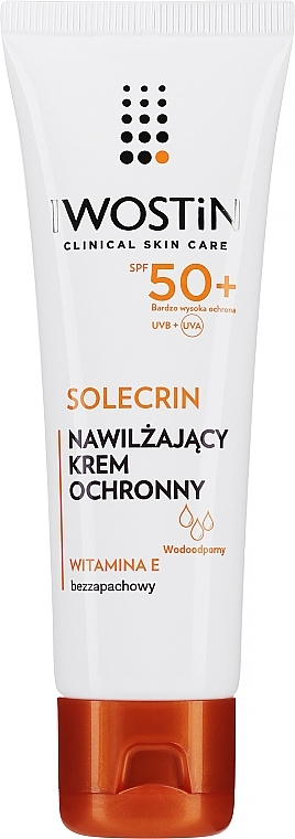Sonnenschutzcreme für empfindliche, normale und trockene Haut - Iwostin Solecrin Protective Cream SPF 50+ — Bild N2