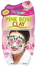 Düfte, Parfümerie und Kosmetik Gesichtsmaske aus Ton Damaszener-Rose - 7th Heaven Pink Rose Clay Mask