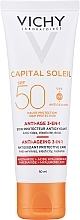 Düfte, Parfümerie und Kosmetik 3in1 Anti-Aging Sonnenschutzcreme für das Gesicht mit Antioxidantien SPF 50 - Vichy Ideal Soleil Anti-Agening Care SPF50