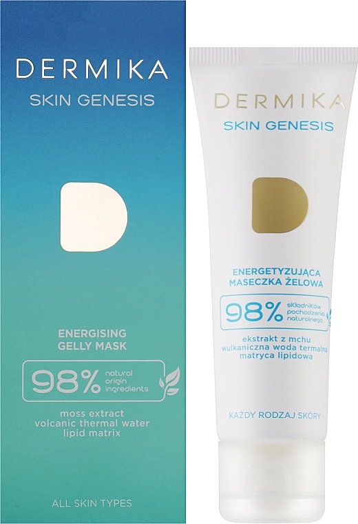 Energiespendende Gesichtsgel-Maske für alle Hauttypen - Dermika Skin Genesis — Bild N2