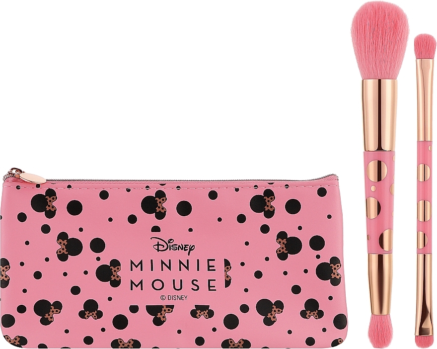 Make-up Set - Makeup Revolution Disney's Minnie Mouse Brush Set (Make-up Set 2 St. + Kosmetiktasche 1 St.) — Bild N2