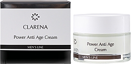 Anti-Falten Gesichtscreme für Männer - Clarena Men’s Line Power Anti-Age Cream — Bild N1