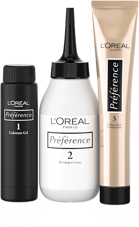 Higlights für natürliche, gemischte, goldene Reflexen - L'Oreal Paris Preference Glam Bronde — Bild N2