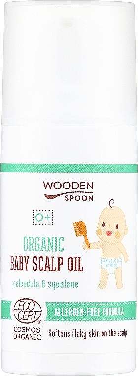 Bio-Kopfhautöl für Babys - Wooden Spoon Organic Baby Scalp Oil — Bild N1