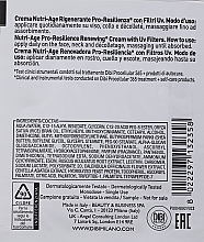 GESCHENK! Pflegende präbiotische Gesichtscreme mit UV-Filtern - DIBI Milano Procellular 365 Nutri-Age Pro-Resilience Renewing Cream With Uv Filters (sample)  — Bild N1