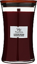 Duftkerze mit Bourbon-, Frucht- und Holzduft - Woodwick Ellipse Elderberry Bourbon — Bild N5