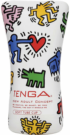 Einweg-Masturbator - Tenga Keith Haring Soft Tube Cup — Bild N1