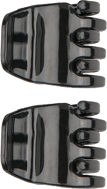 Haarklammer 3,5 cm 2 St. schwarz - Titania — Bild N1