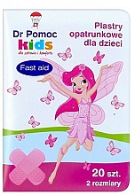 Pflaster für Kinder - Dr Pomoc Kids Girls Fast Aid Patch — Bild N2