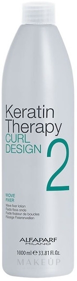 Flüssiger Locken-Fixierer - Alfaparf Curl Design Keratin Therapy Move Fixer — Bild 1000 ml