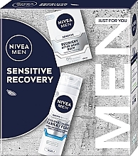 Pflegeset für Männer - NIVEA MEN Sensitive Recovery (Rasierschaum 200ml + After Shave Balsam 100ml)  — Bild N1