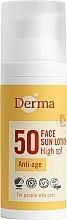 Anti-Aging Sonnenschutzlotion für das Gesicht SPF 50 - Derma Sun Face Lotion Anti-Age SPF50 — Bild N1