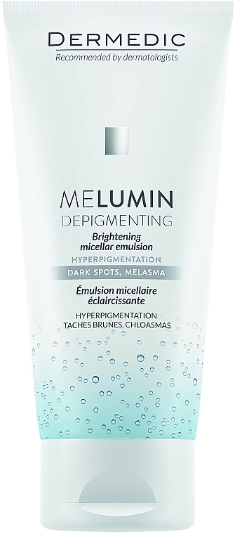 Aufhellende Mizellen-Reinigungsemulsion - Dermedic MeLumin Depigmenting Micellar Emulsion — Bild N1
