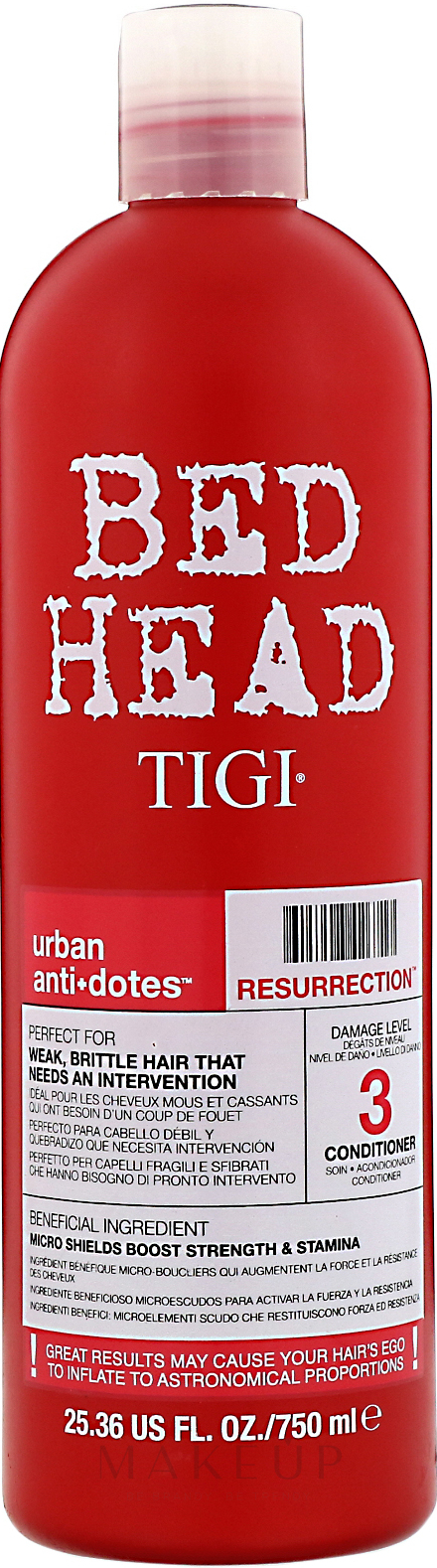 Regenerierendes Shampoo für dünnes und strapaziertes Haar - Tigi Bed Head Urban Antidotes Resurrection Shampoo — Foto 750 ml