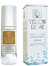 Düfte, Parfümerie und Kosmetik Feuchtigkeitsspendendes Gesichtsserum mit Hyaluronsäure und Oligopeptiden - Yellow Rose Hyaluronic Serum With Oligopeptides