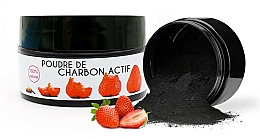 Düfte, Parfümerie und Kosmetik Aufhellendes Zahnpulver mit Aktivkohle und Erdbeergeschmack - Keeth Strawberry-flavoured Activated Charcoal Bleaching Powder