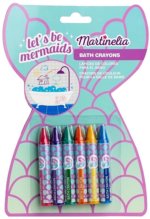 Bademaler-Set Meerjungfrau - Martinelia Let`s be Mermaid Bath Crayons — Bild N1