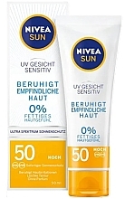 Sonnencreme fürs Gesicht - NIVEA Sun UV Face Sensitive SPF 50 — Bild N1