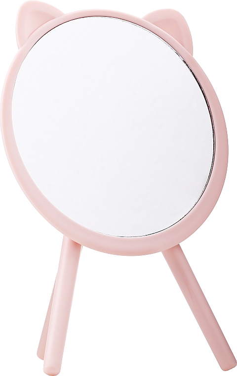 Einseitiger Kosmetikspiegel mit Füßen 4544 rosa - Donegal — Bild N1