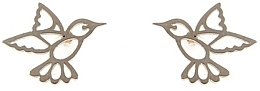 Ohrringe für Frauen Kolibri golden - Lolita Accessories — Bild N1