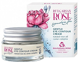 Düfte, Parfümerie und Kosmetik Zarte Augenkonturcreme - Bulgarian Rose Signature Spa Gentle Eye Contour Cream 