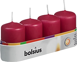 Düfte, Parfümerie und Kosmetik Duftkerze rot 60/40 mm, 4 St. - Bolsius Candle