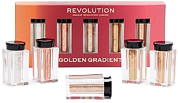 Düfte, Parfümerie und Kosmetik Set für Make-up-Pigmenten - Makeup Revolution Pigment Collection Golden Sky