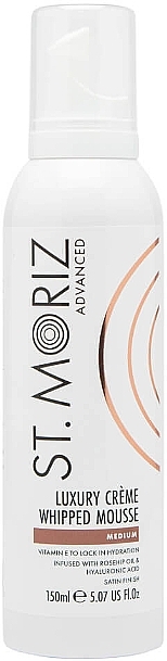 Selbstbräunungsschaum mit Satin-Finish und Wildrosenöl - St. Moriz Professional Advanced Luxury Whipped Creme Mousse — Bild N1