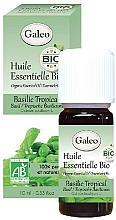 Düfte, Parfümerie und Kosmetik Bio-ätherisches Öl aus tropischem Basilikum - Galeo Organic Essential Oil Basilic Tropical