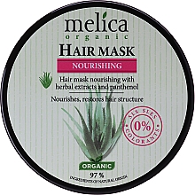 Düfte, Parfümerie und Kosmetik Haarmaske mit Kräuterextrakten und Panthenol - Melica Organic Nourishing Hair Mask