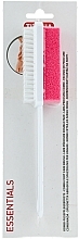 Düfte, Parfümerie und Kosmetik Kombi-Bürste mit Bimsstein 7066 langer Griff rosa - Titania