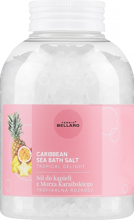 Badesalz Tropischer Genuss - Fergio Bellaro Caribbean Sea Bath Salt Tropical Delight  — Bild N1