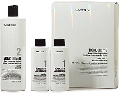 Düfte, Parfümerie und Kosmetik Haarpflege-Set - Matrix Bond Ultim8 Salon Intro Kit (Haarverstärker 2x125ml + Haarversiegelung 500ml + Spritze)