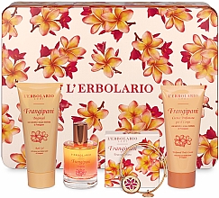 L’Erbolario Frangipani - Duftset (Parfum 50ml + Duschgel 100ml + Körpercreme 100ml + Zubehör 1 St.)  — Bild N2