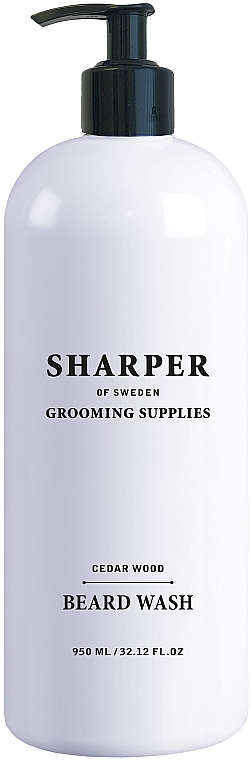 Bart-Shampoo - Sharper of Sweden Cedar Wood Beard Wash — Bild N2