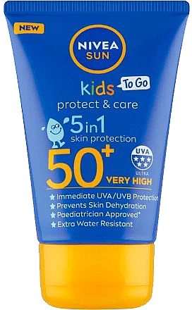 Sonnenschutzlotion für Kinder - Nivea Sun Kids To Go Protect & Care Lotion SPF 50 — Bild N1