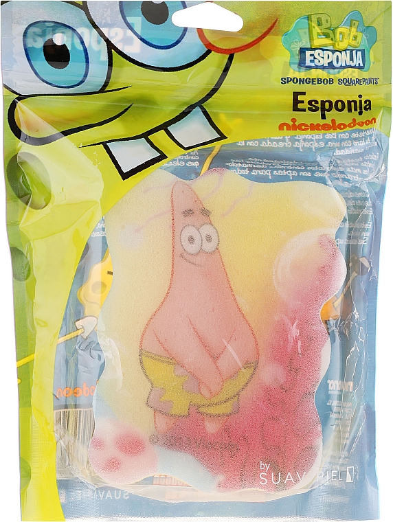 Kinder-Badeschwamm SpongeBob Patrick - Suavipiel Sponge Bob Bath Sponge — Bild N2
