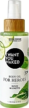 Körperöl Minze & Limette  - I Want You Naked For Heroes Body Oil  — Bild N1